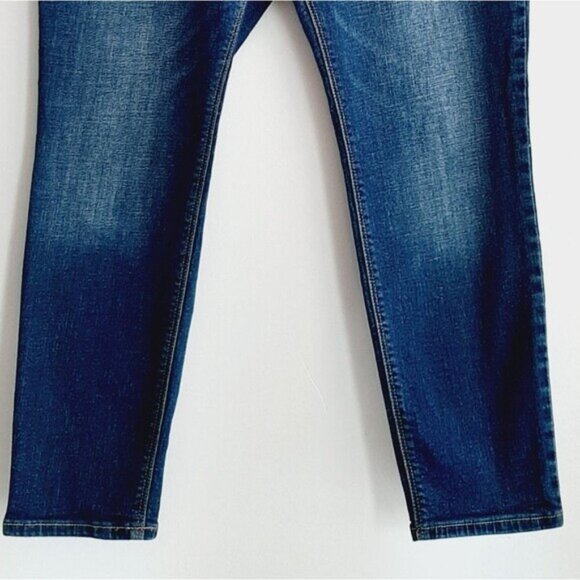 OLD NAVY | Rockstar Super Skinny Mid-Rise Crop Ankle Blue Jeans Sz 16 Petite - Picture 3 of 11
